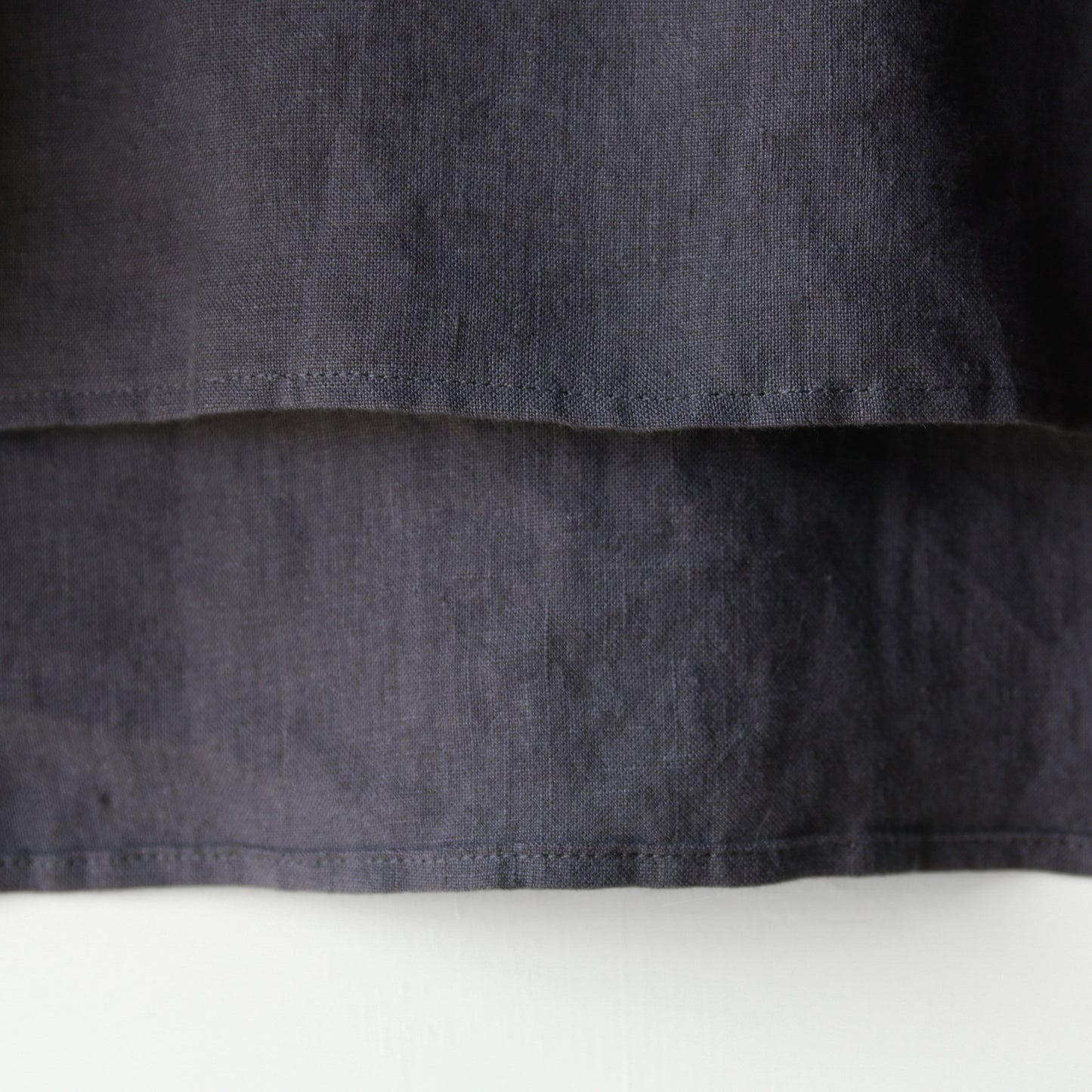 "work" linen pullover shirt -men's- <color: Charcoal>