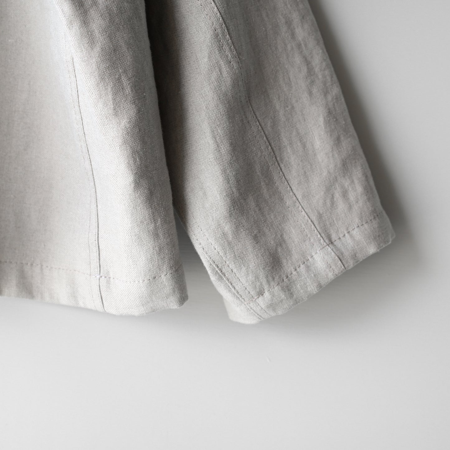 "work" linen jacket <color: Natural>