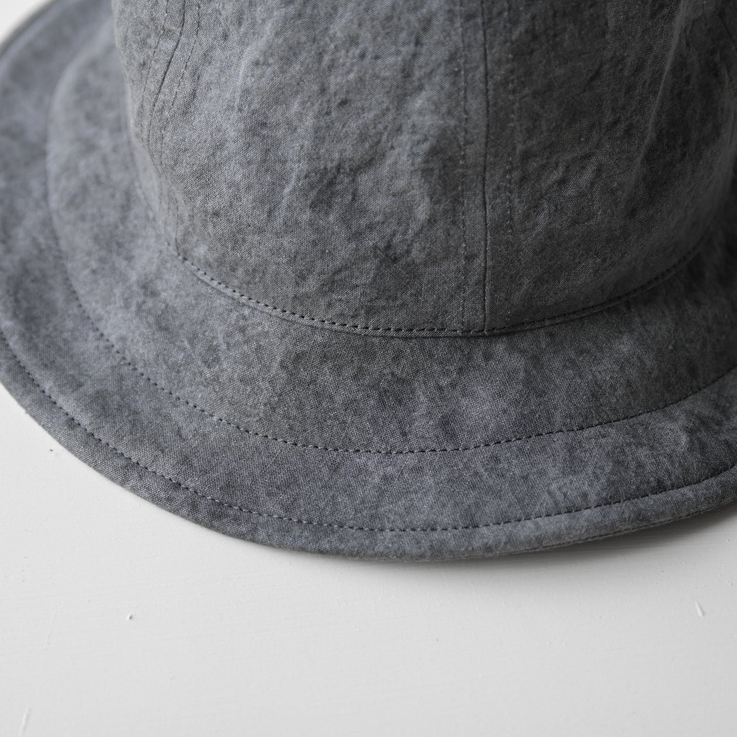 linen × washi ”work" hat <color: Charcoal>