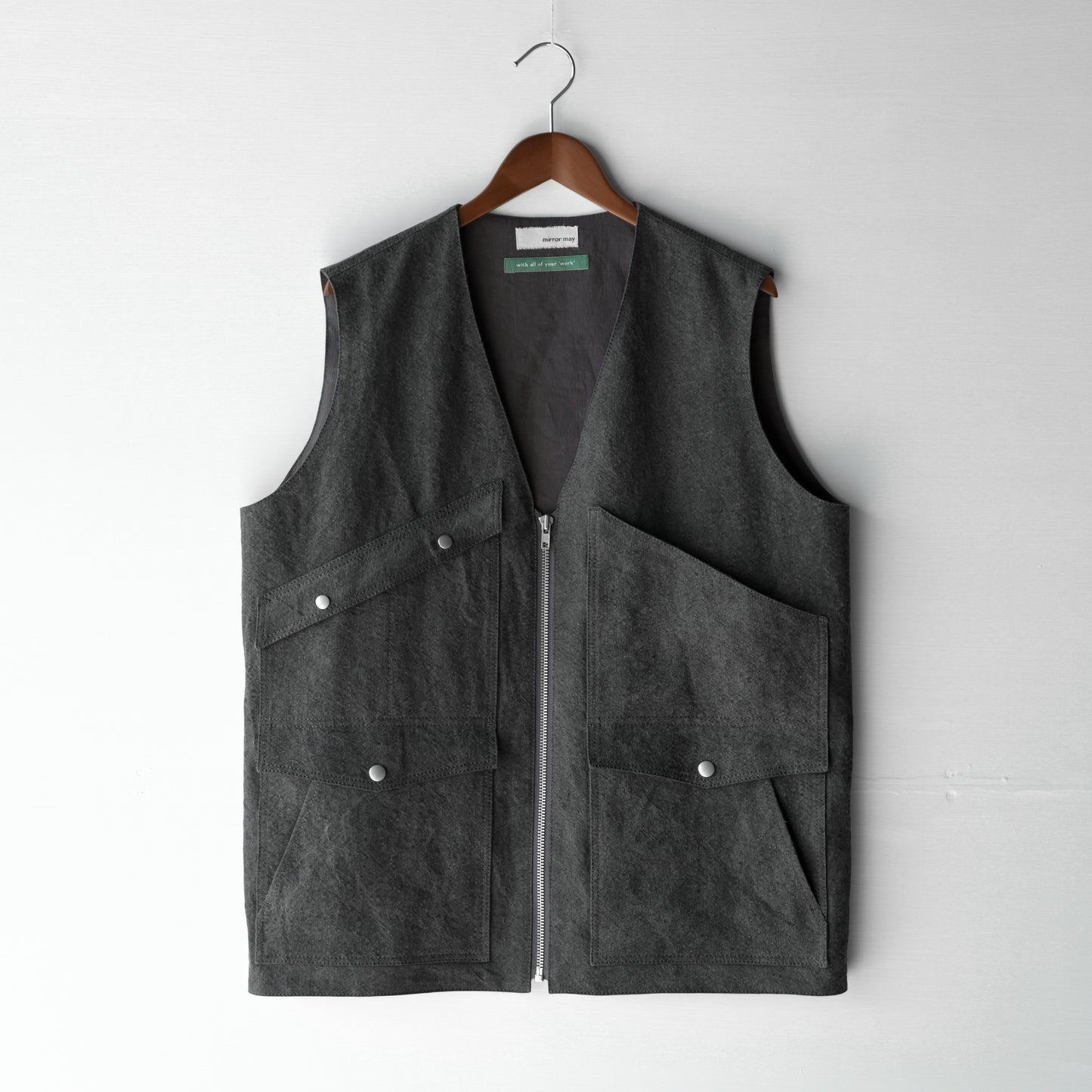 Farmer's vest <color: Charcoal>