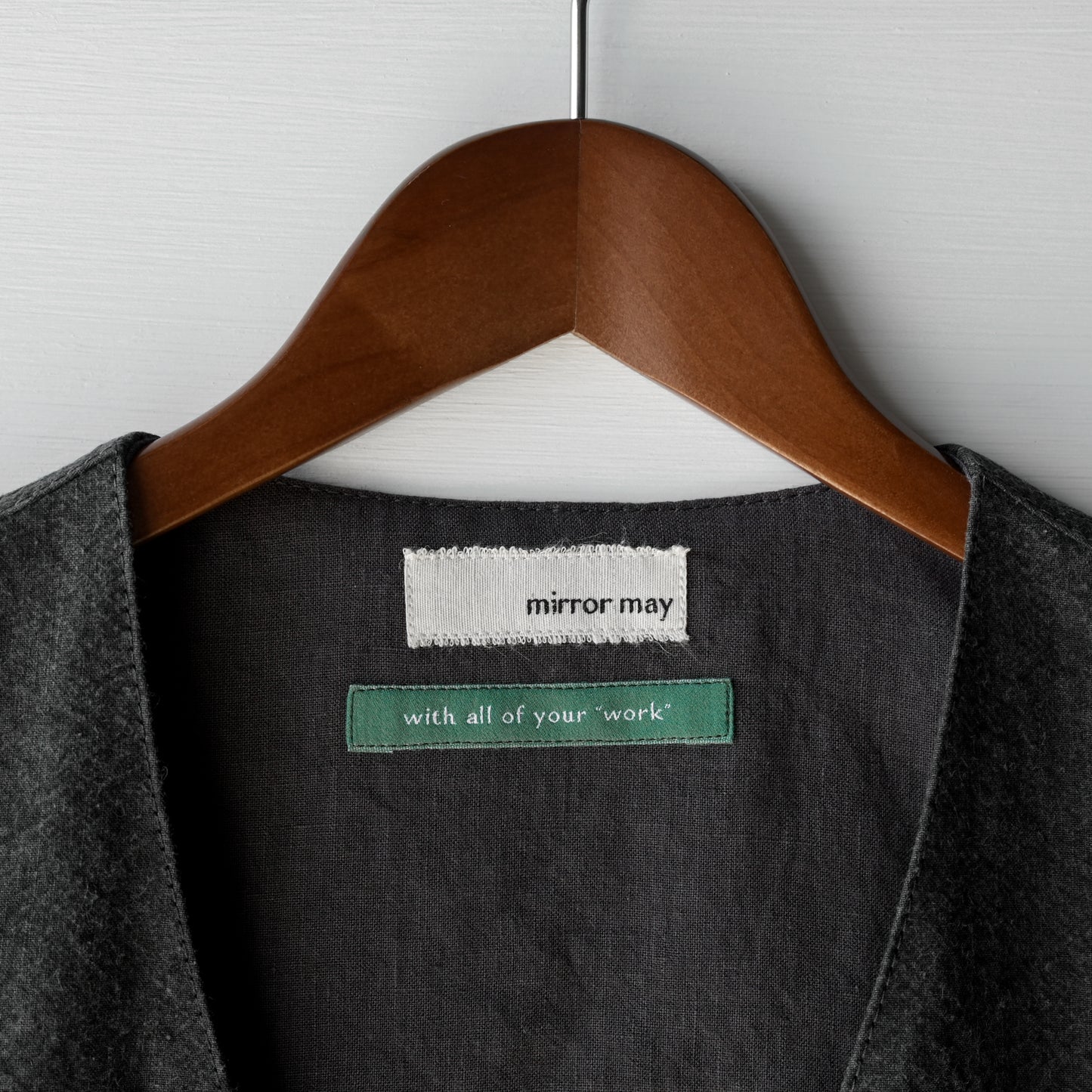 Farmer's vest <color: Charcoal>