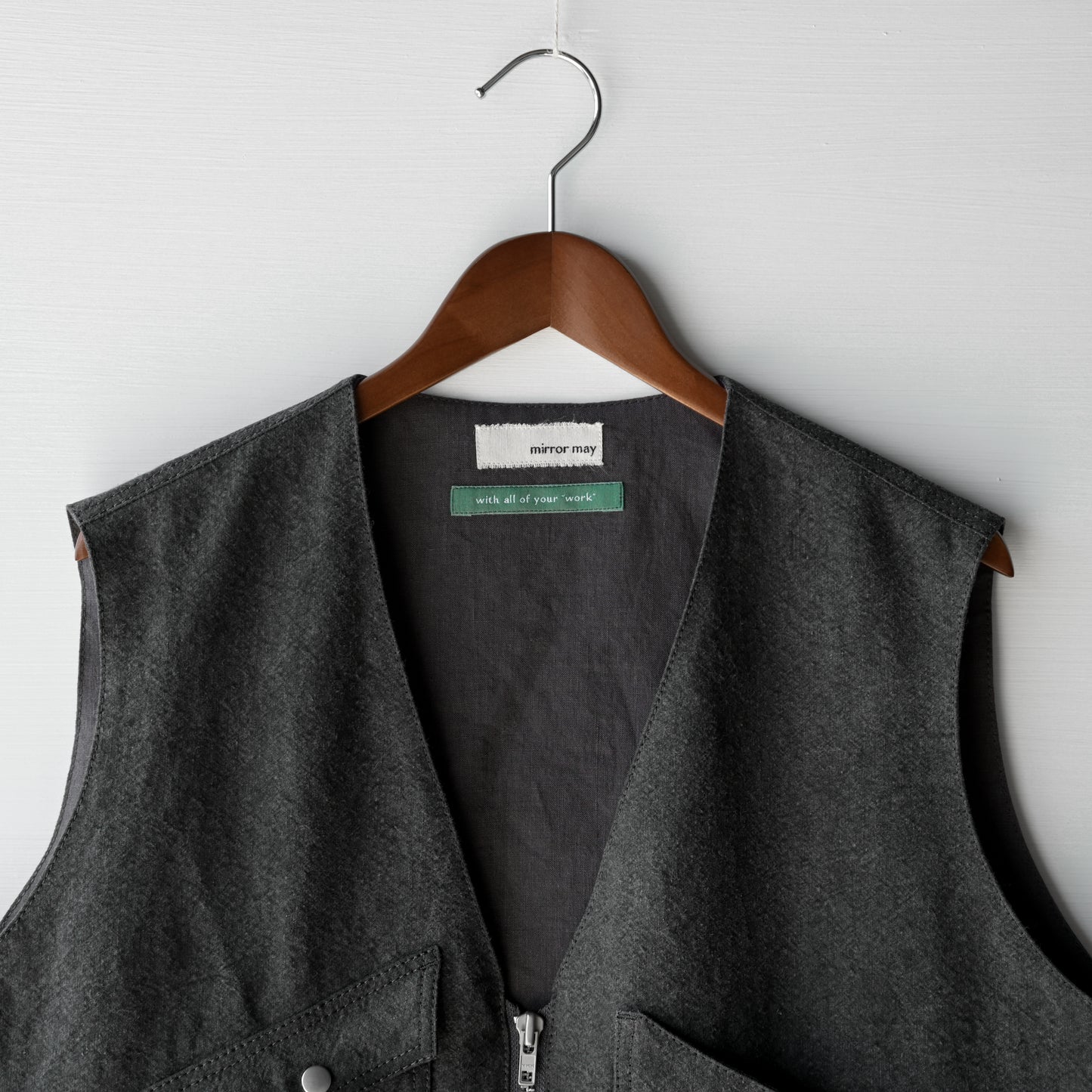 Farmer's vest <color: Charcoal>