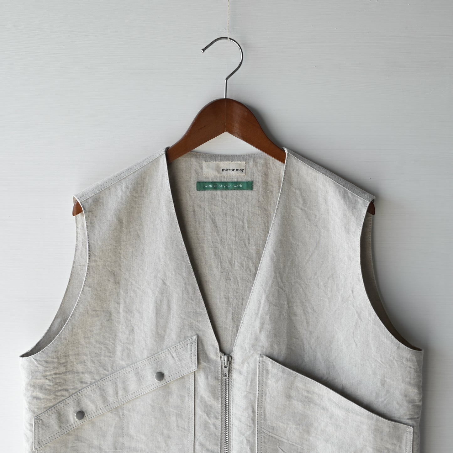 Farmer's vest <color: Natural>