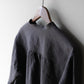 "work" linen pullover shirt  -women's- <color: Charcoal>