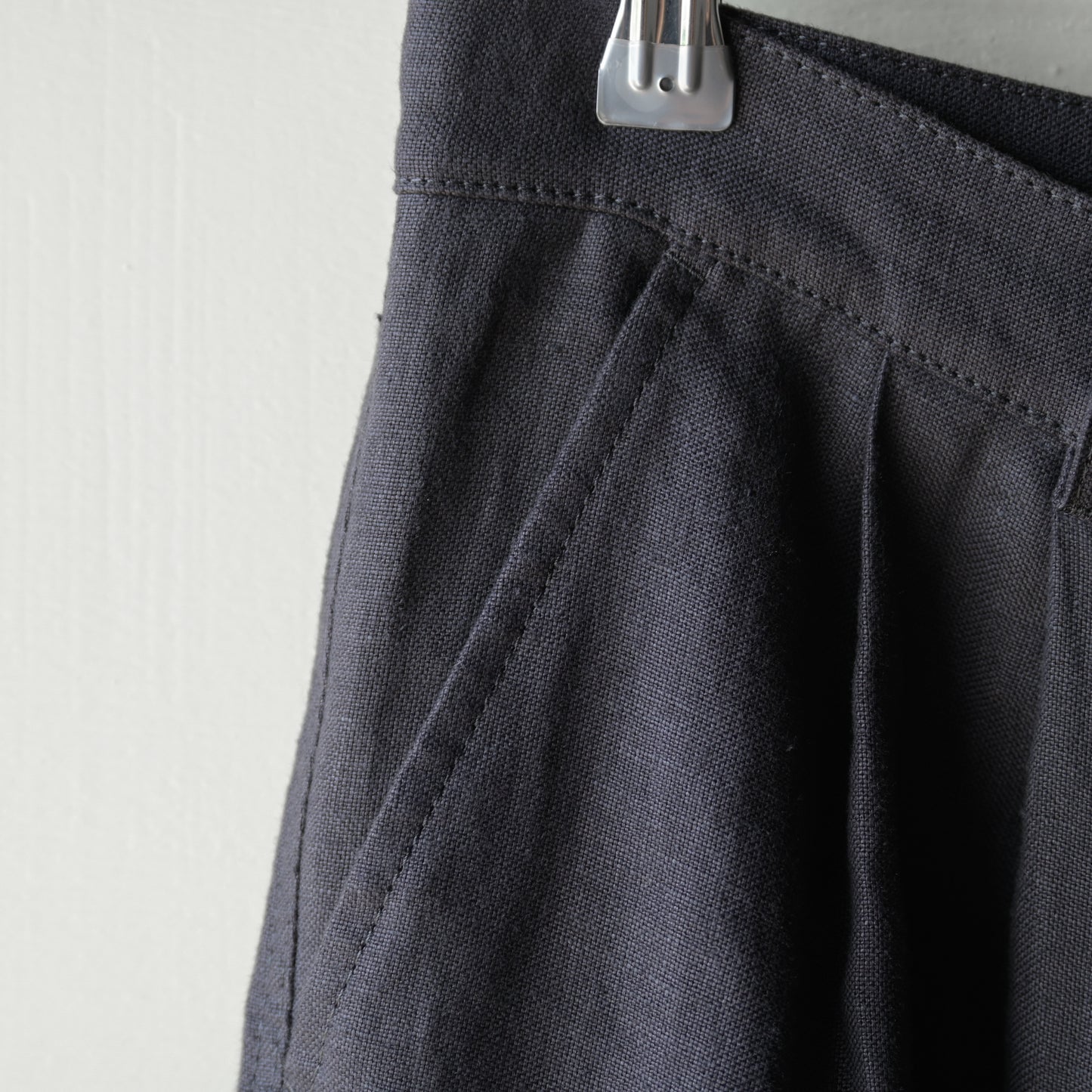 "work" linen cargo pants  -men's- <color: Charcoal>