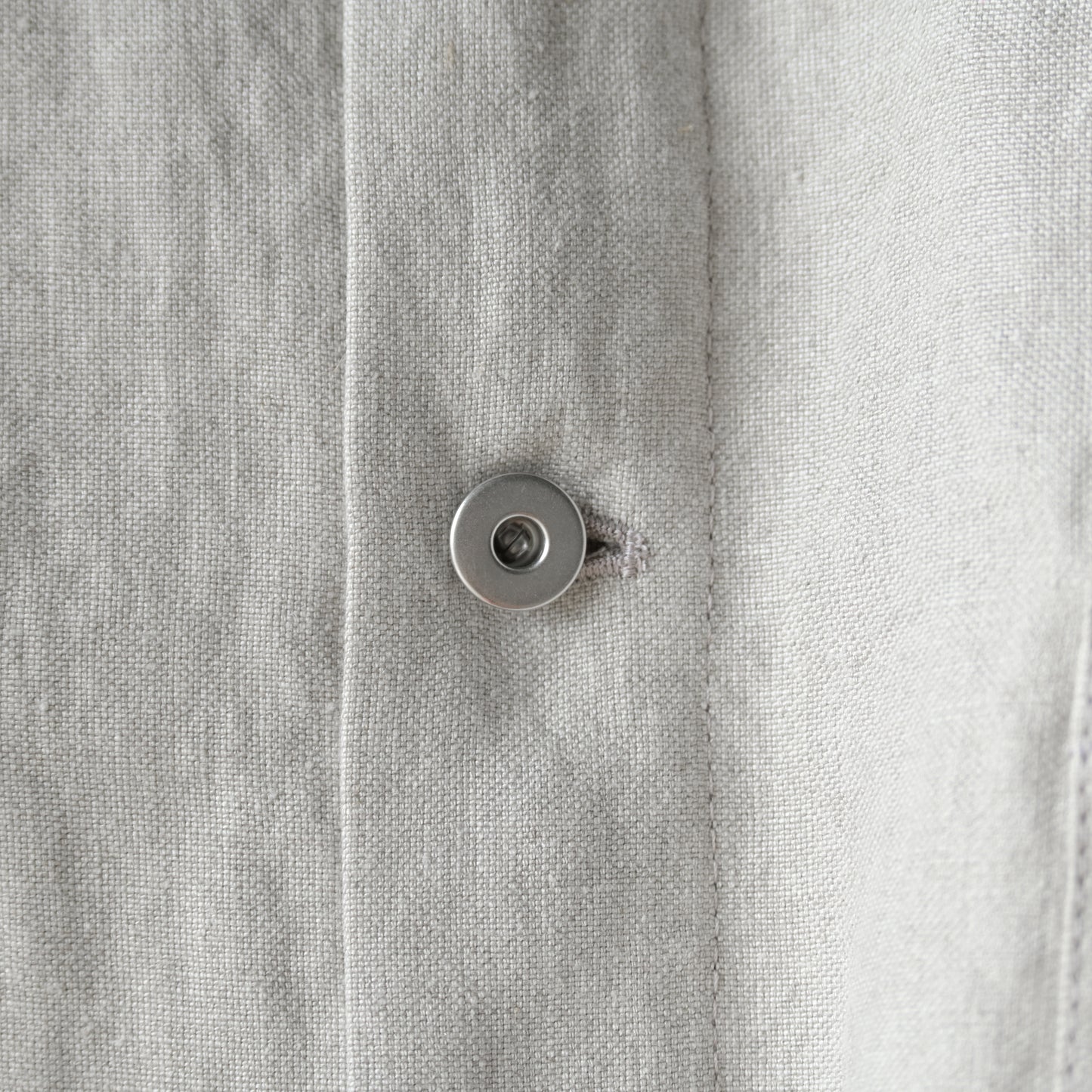 "work" linen jacket <color: Natural>