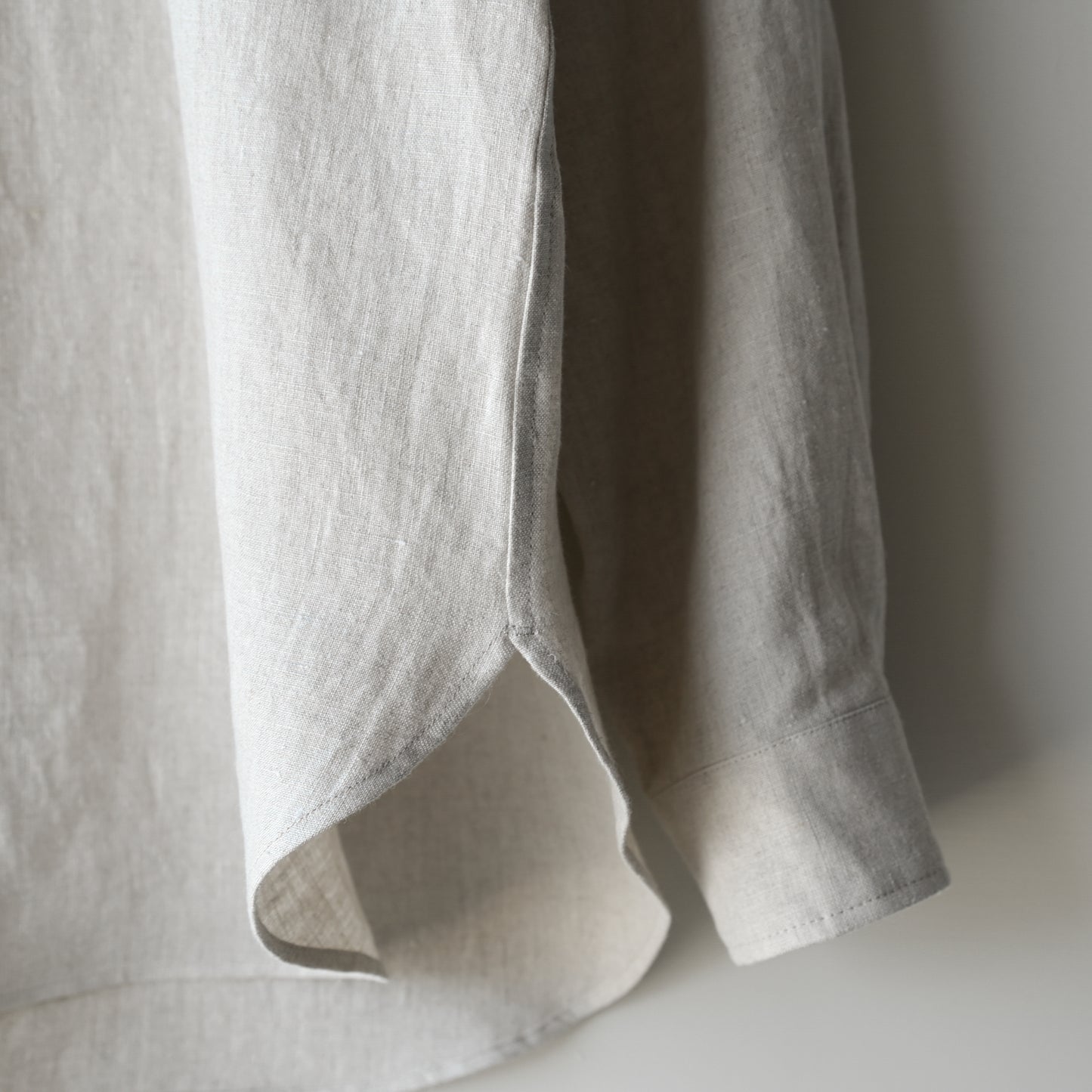 "work" linen pullover shirt  -women's- <color: Natural>