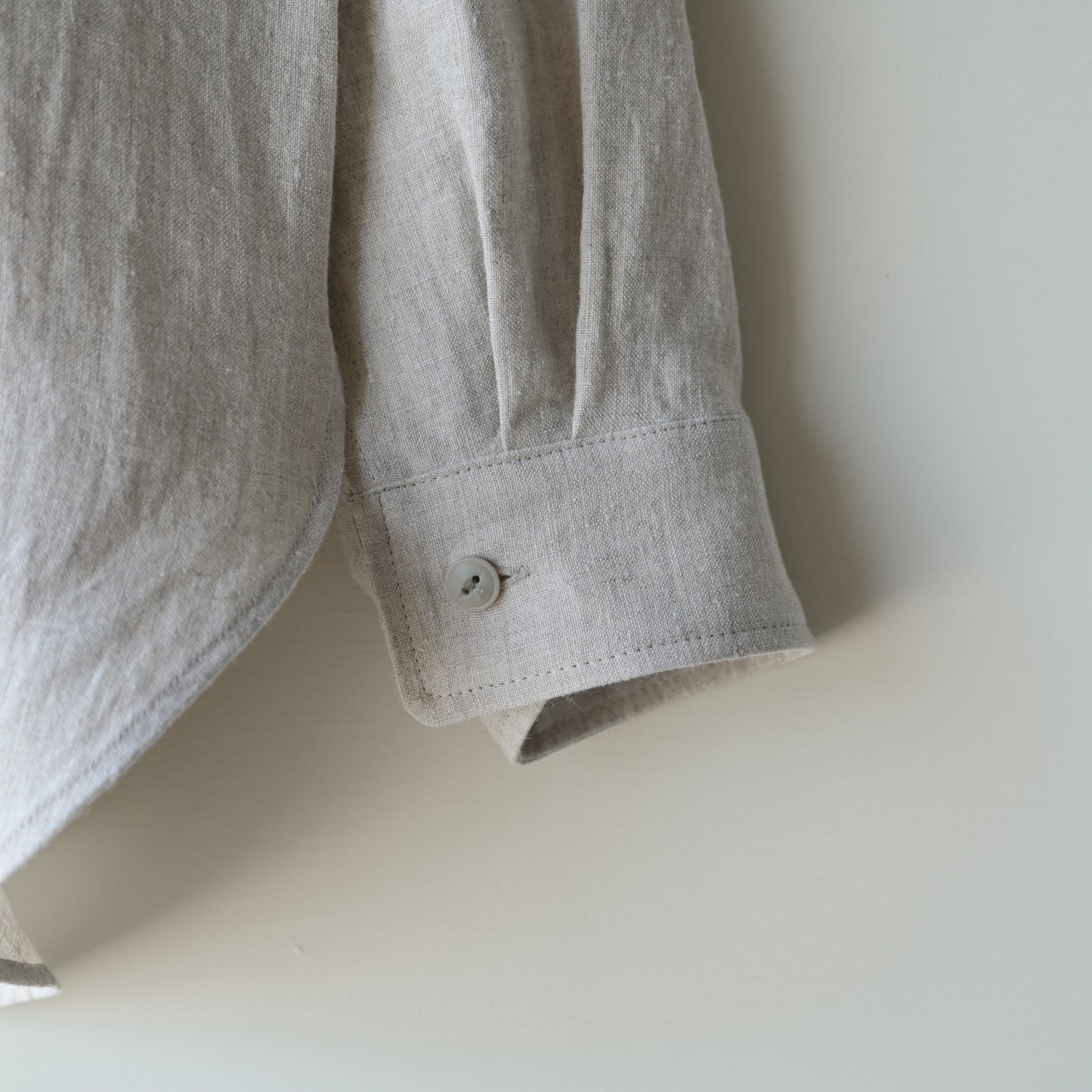 "work" linen pullover shirt  -women's- <color: Natural>