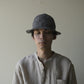 linen × washi ”work" hat <color: Charcoal>