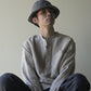 linen × washi ”work" hat <color: Charcoal>
