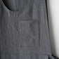 "work" linen dress apron <color: Charcoal>