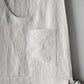 "work" linen dress apron <color: Natural>