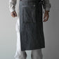 "work" harf apron <color: Natural>