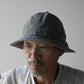 linen × washi ”work" hat <color: Charcoal>