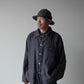 "work" linen jacket <color: Charcoal>