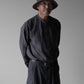 "work" linen pullover shirt  -men's- <color: Charcoal>