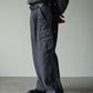 "work" linen cargo pants  -men's- <color: Charcoal>