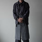 "work" linen jacket <color: Charcoal>