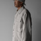 "work" linen jacket <color: Natural>