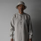 "work" linen pullover shirt  -men's- <color: Natural>