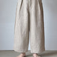 【受注商品】"Tough" linen wide pants <color: Natural> ※2026年3月お届け