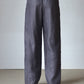 【受注商品】Linen track pants <color: Charcoal> ※2026年3月お届け