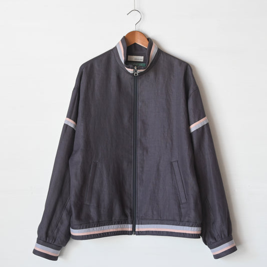 【受注商品】Linen track jacket <color: Charcoal> ※2026年3月お届け