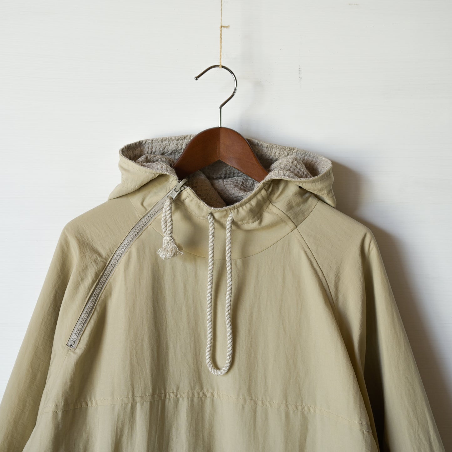 【受注商品】Reversible hoodie <color: Natural> ※2026年3月お届け