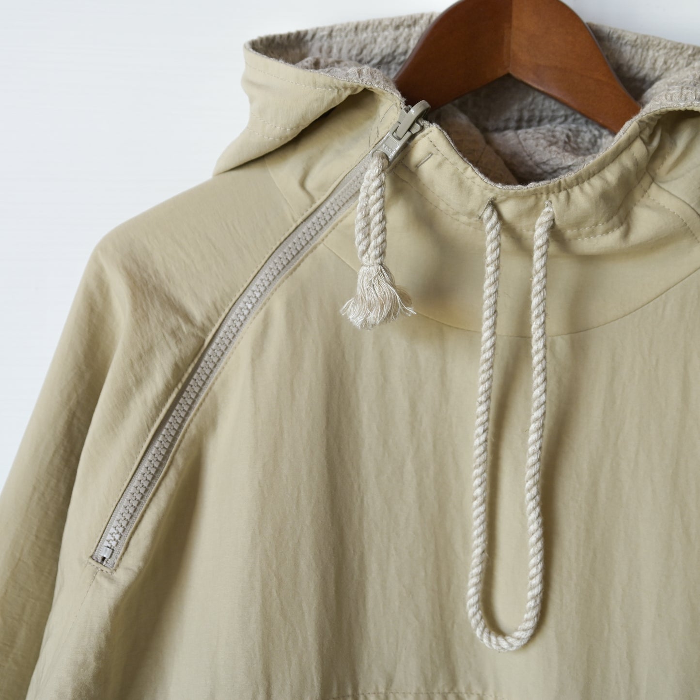 【受注商品】Reversible hoodie <color: Natural> ※2026年3月お届け