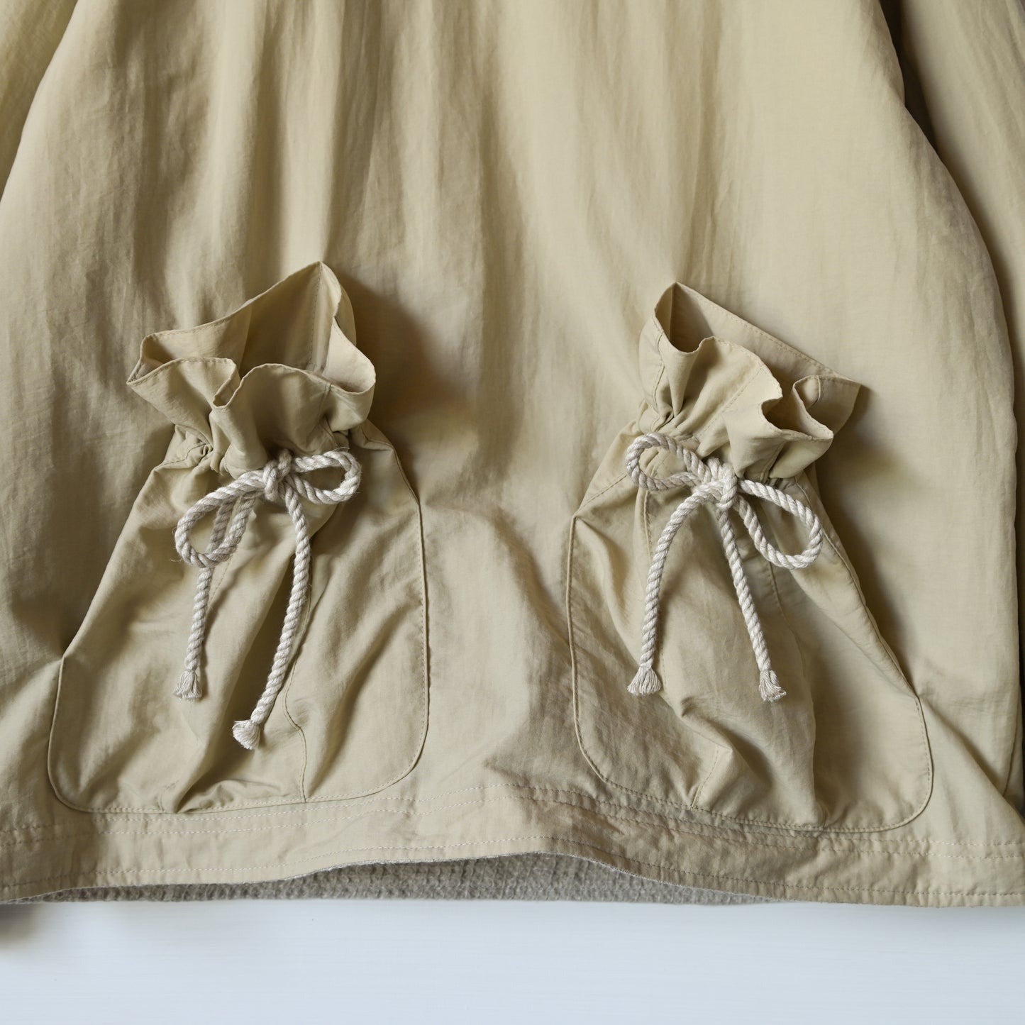 【受注商品】Reversible hoodie <color: Natural> ※2026年3月お届け