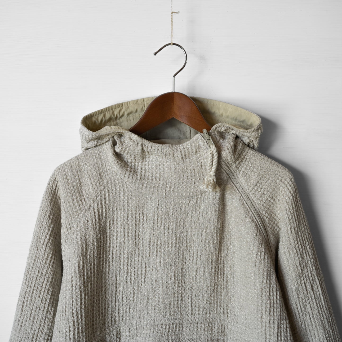 【受注商品】Reversible hoodie <color: Natural> ※2026年3月お届け