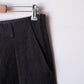【受注商品】"Tough" linen wide pants <color: Charcoal> ※2026年3月お届け