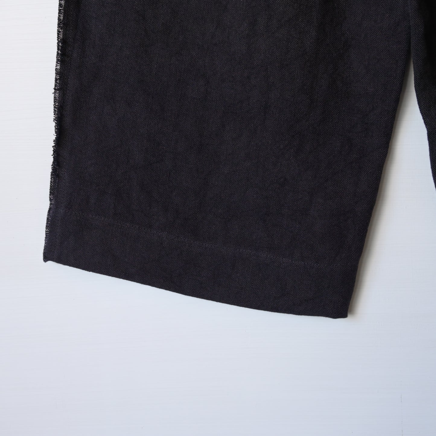 【受注商品】"Tough" linen wide pants <color: Charcoal> ※2026年3月お届け