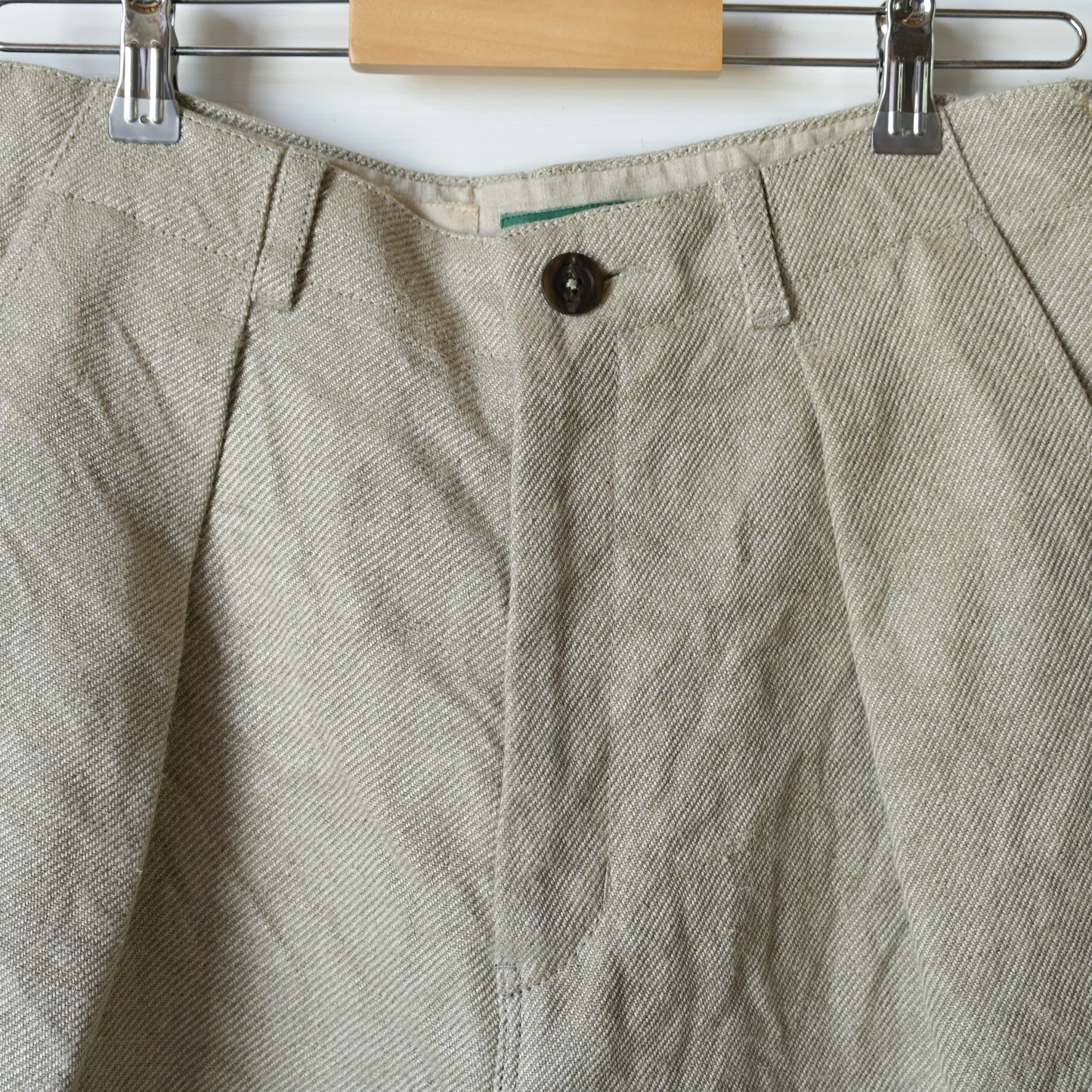 【受注商品】"Tough" linen wide pants <color: Natural> ※2026年3月お届け