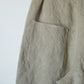 【受注商品】"Tough" linen wide pants <color: Natural> ※2026年3月お届け