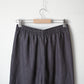 【受注商品】Linen track pants <color: Charcoal> ※2026年3月お届け
