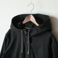 【受注商品】Cotton-hemp shirt hoodie <color: Charcoal> ※2026年3月お届け