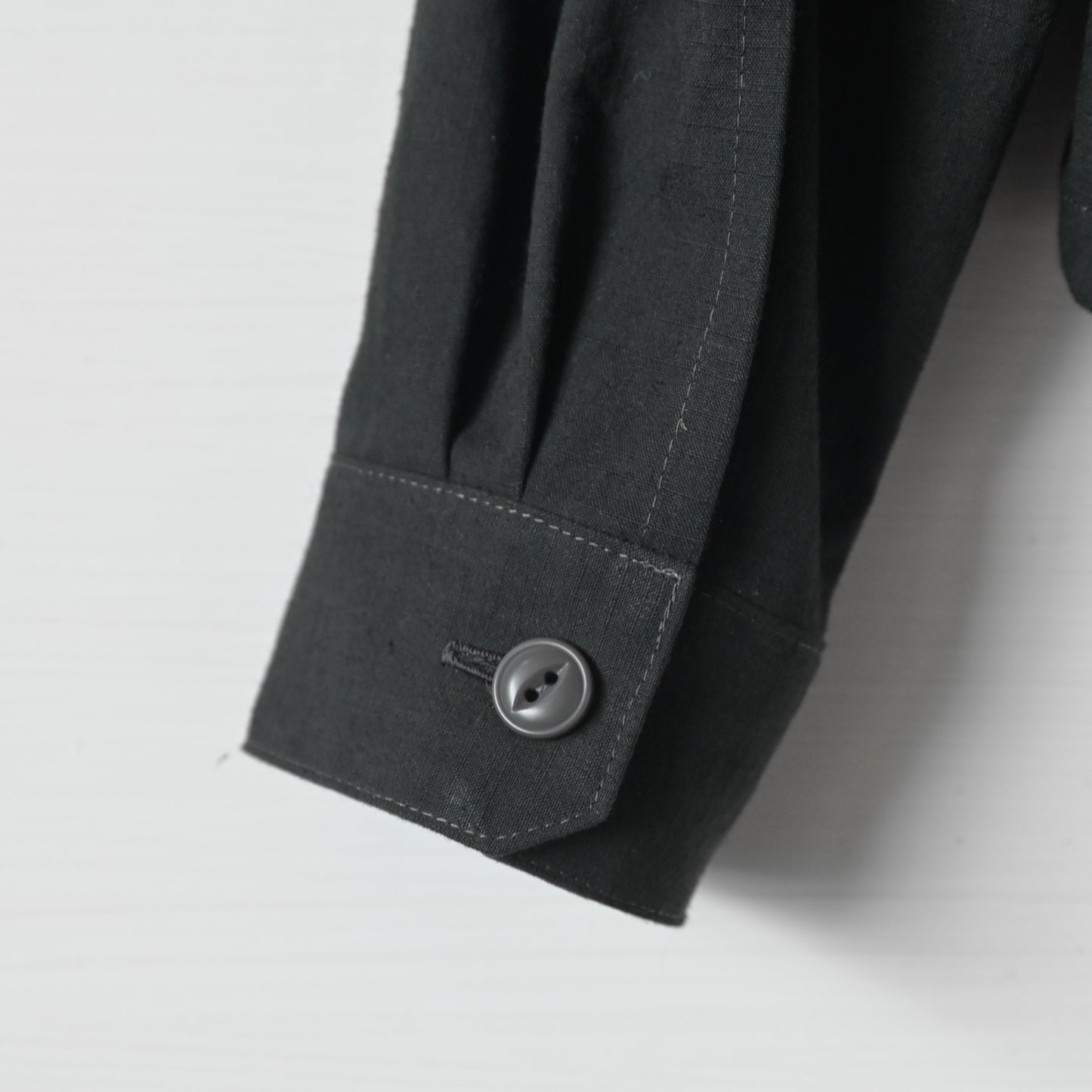 【受注商品】Cotton-hemp shirt hoodie <color: Charcoal> ※2026年3月お届け