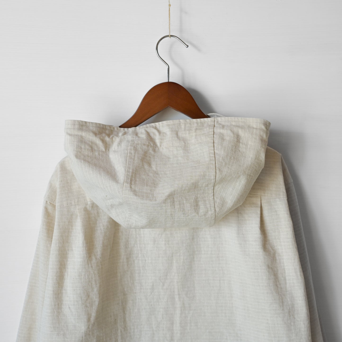 【受注商品】Cotton-hemp shirt hoodie <color: Natural> ※2026年3月お届け