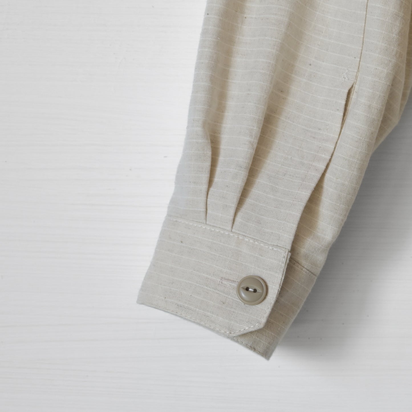 【受注商品】Cotton-hemp shirt hoodie <color: Natural> ※2026年3月お届け