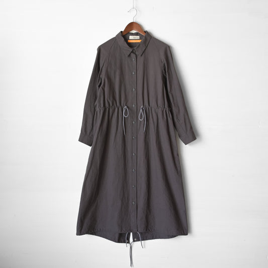 【受注商品】Mods shirt dress <color: Charcoal> ※2026年3月お届け
