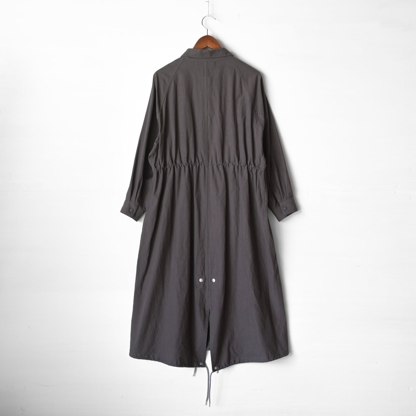 【受注商品】Mods shirt dress <color: Charcoal> ※2026年3月お届け