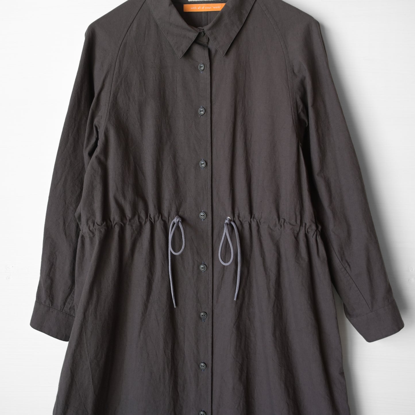 【受注商品】Mods shirt dress <color: Charcoal> ※2026年3月お届け