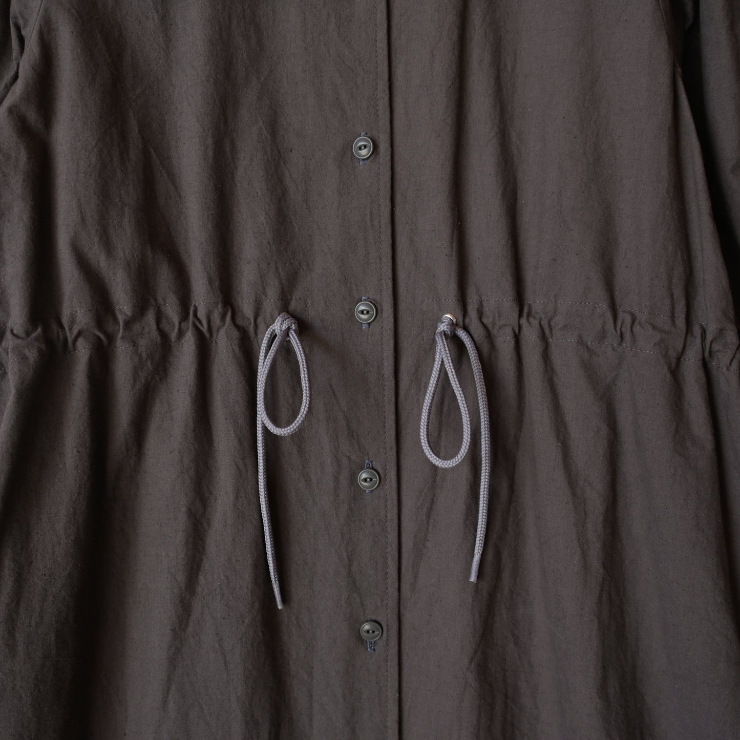 【受注商品】Mods shirt dress <color: Charcoal> ※2026年3月お届け