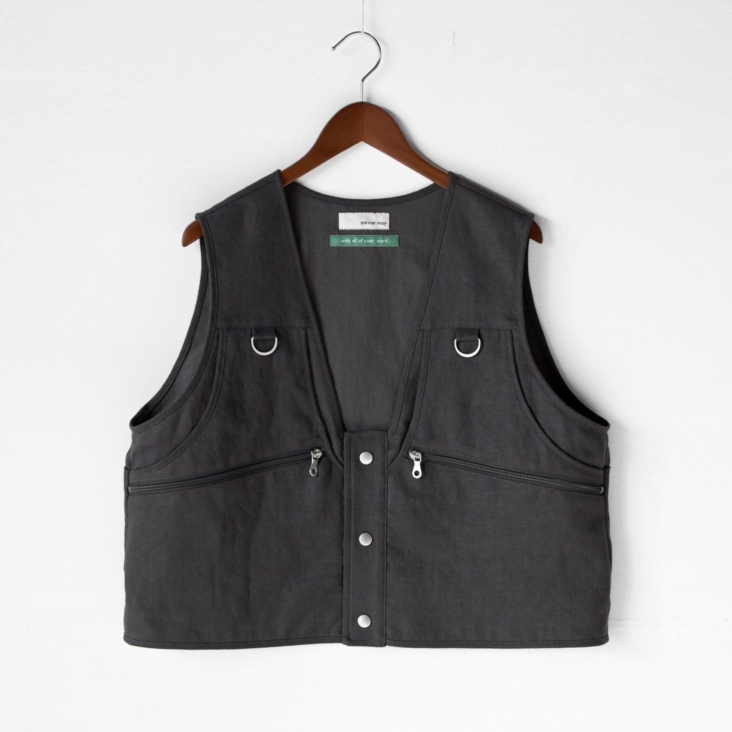 Fishing vest <color: Charcoal>