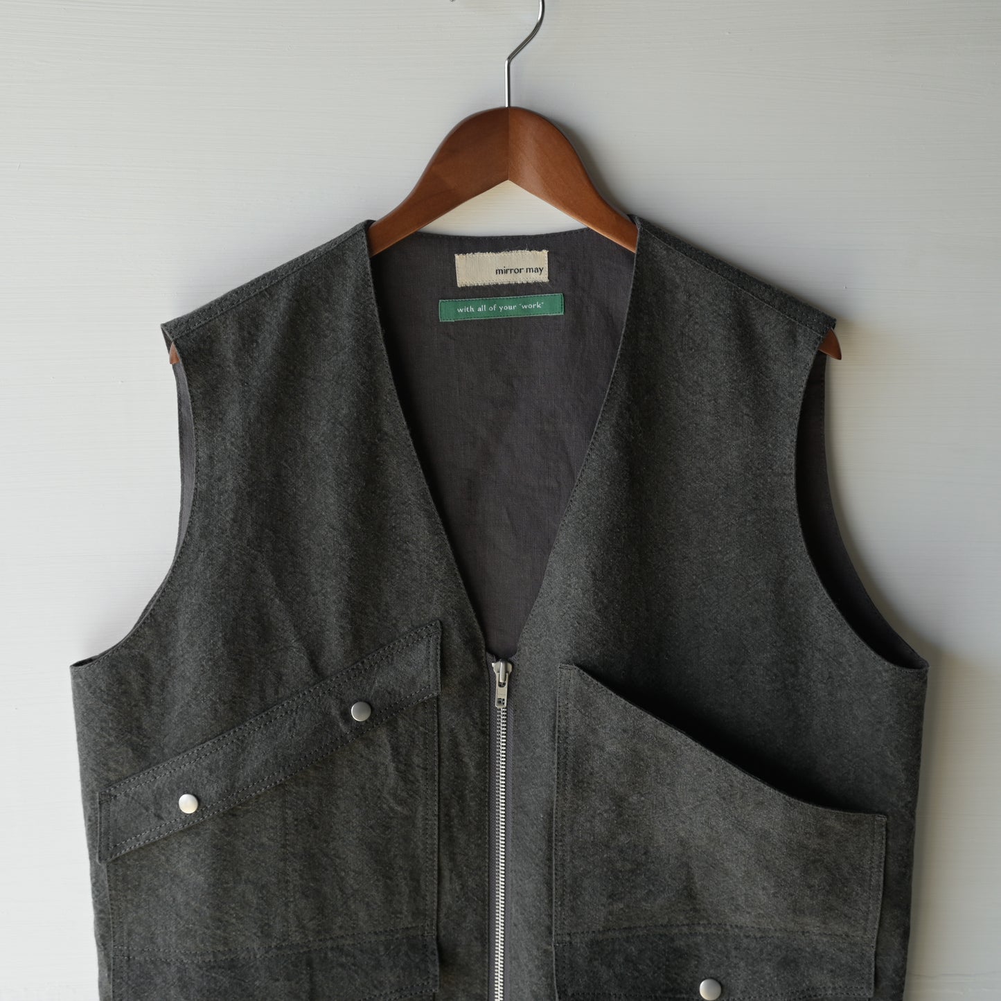 Farmer's vest <color: Charcoal>