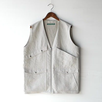 Farmer's vest <color: Natural>