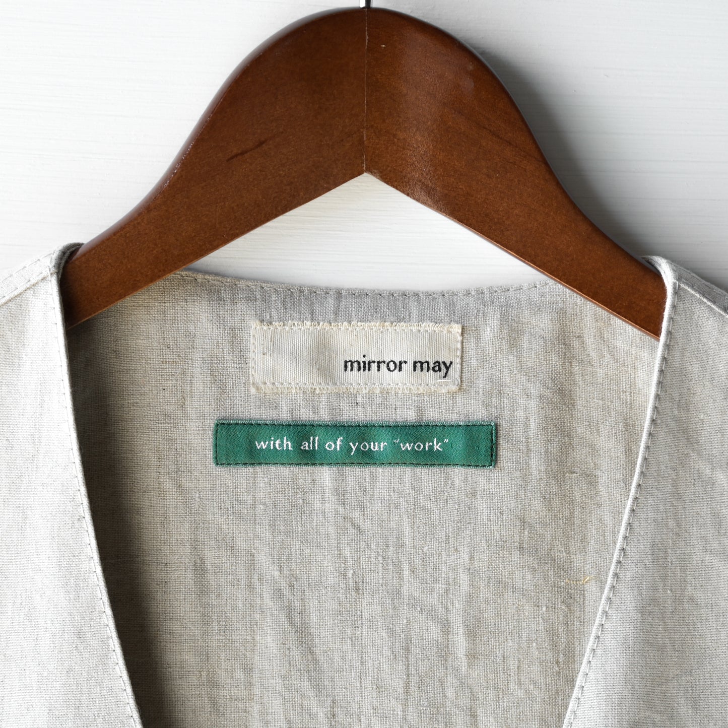 Farmer's vest <color: Natural>