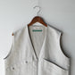 Farmer's vest <color: Natural>