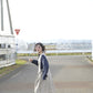 "work" linen dress apron <color: Natural>